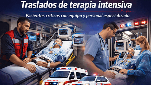 Traslados de terapia intensiva