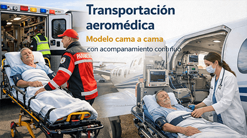 Transportación aeromédica